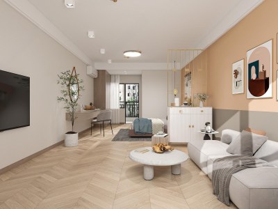 北欧单身公寓3D模型下载